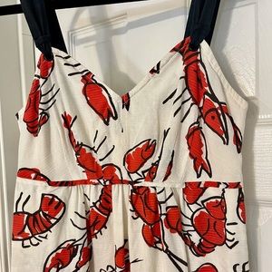 Anthropologie Lobster Dress